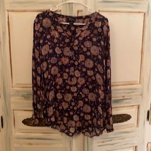 floral long sleeve shirt from Lucky Brand.